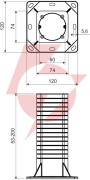 Puszka elektroinstalacyjne do systemów docieplających kopos kez_kb