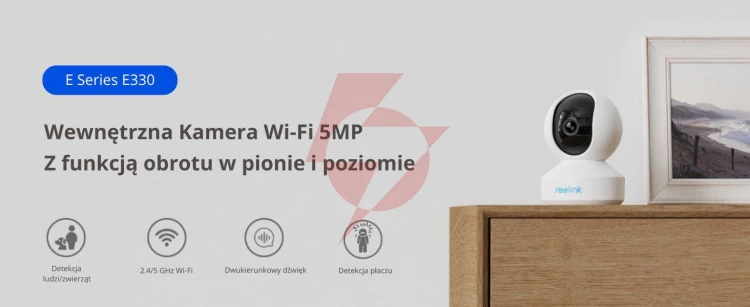 Kamera ip reolink e series e330 biała 5mp wi-fi