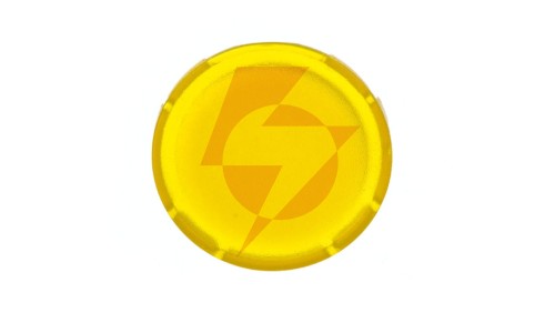 Soczewka przycisku 22mm płaska żółta bez opisu M22-XDL-Y 216444
