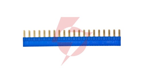 Złącze grzebieniowe 20-zębowe 36A 250V niebieskie do gniazd PI6 PIR6W PIR6WB PIR6WT PIR6WBT - ZG20-3 2608956