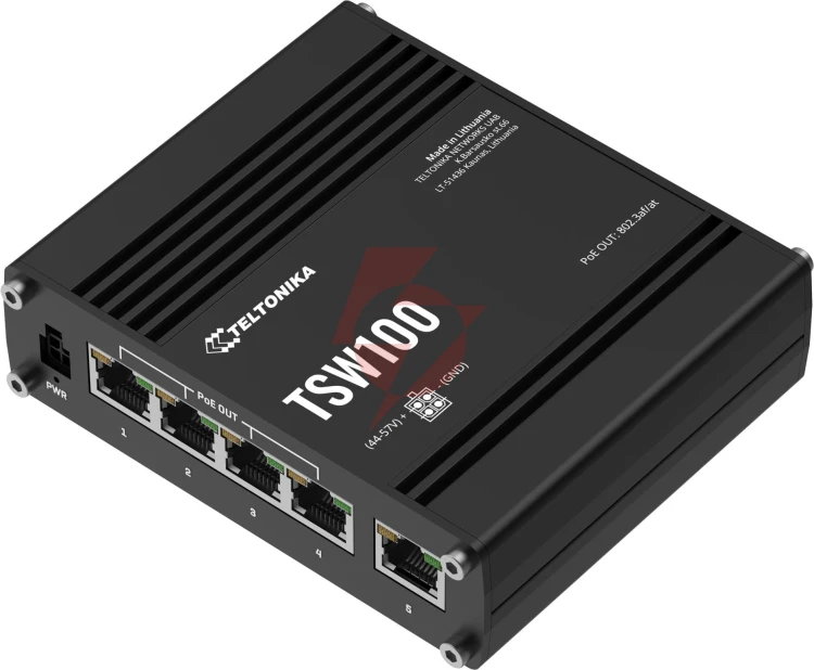 Teltonika tsw100 switch przemysłowy poe (tsw100010000)