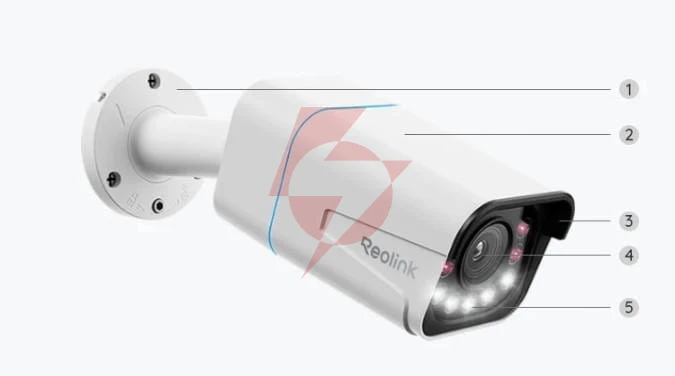 Kamera ip reolink p430 poe 8mp 5x zoom biała