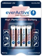 Bateria lr03 (aaa) everactive pro alcaline (blister 4 szt.)