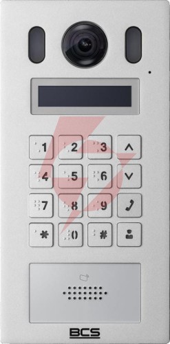 Panel zewnętrzny ip wielorodzinny z kamerą bcs-pan9211s-s