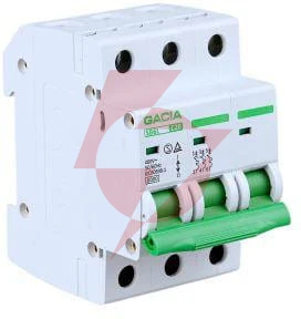 Wyłącznik nadmiarowoprądowy,6ka,c,3-pola,25a gacia sb6l c 3p 25a
