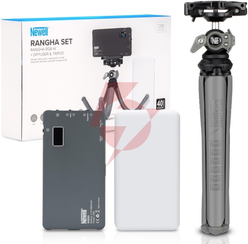 Zestaw newell rangha set - lampa led rgb-w rangha z dyfuzorem i statywem