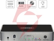 Unitek przełącznik sygnału hdmi 1.4b 3 in-1 out 4k