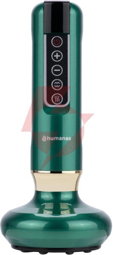 Masażer antycellulitowy z funkcją bańki chińskiej humanas dermasmooth - zielony