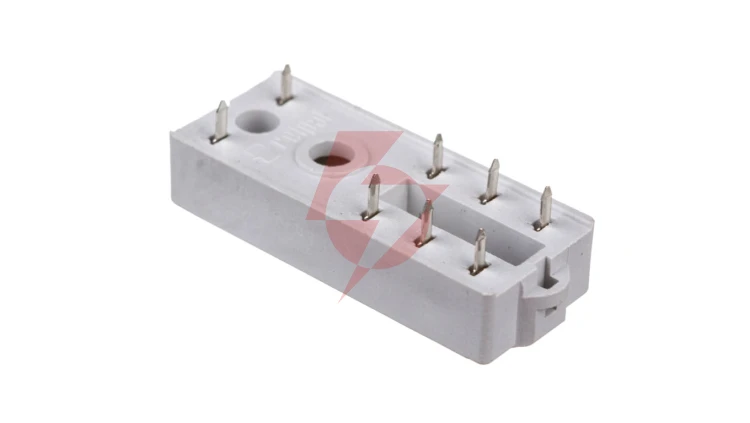Gniazdo przekaźnika RM84, RM85, RM87L, RM87P do obwodu drukowanego PW80 592066