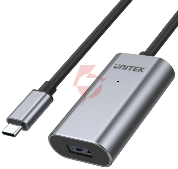 Unitek u304a wzmacniacz sygnału usb-c na usb(a) 5m