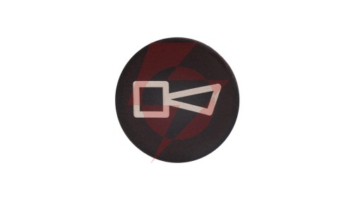 Wkładka przycisku 22mm płaska czarna z symbolem BUCZEK M22-XD-S-X17 218183