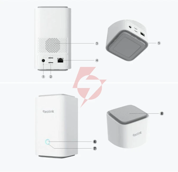 Centrala reolink home hub 1 do 8 kamer