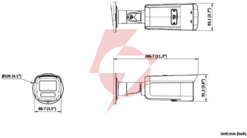 Kamera ip hikvision ds-2cd2t63g2-4li 2.8mm pl