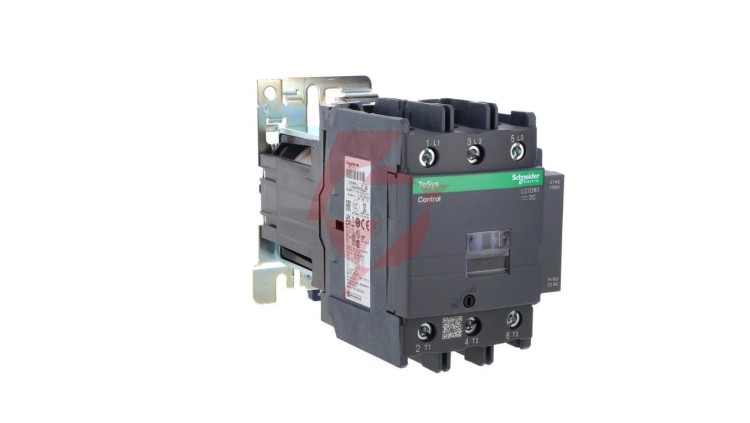 TeSys Deca Stycznik mocy 80A 3P 24V DC 1Z 1R LC1D80BD
