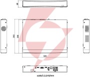 Rejestrator ip hikvision ds-7604nxi-k1/4p d alarm4+1 pl
