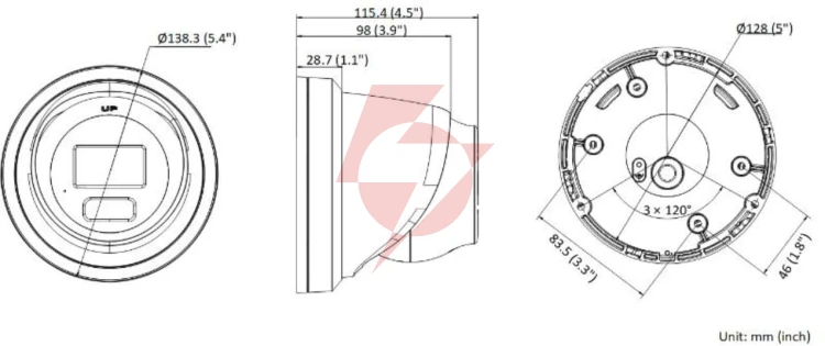 Kamera ip hikvision ds-2cd2386g2h-iu 2.8mm ef black pl