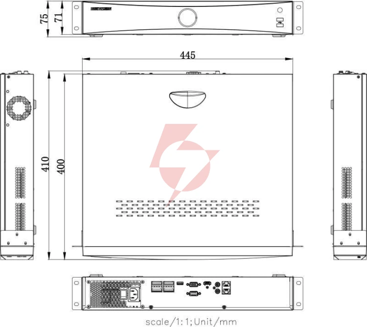 Rejestrator ip hikvision ds-7732nxi-k4 d alarm16+9 pl