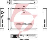 Rejestrator ip hikvision ds-7732nxi-k4/16p d alarm16+9 pl