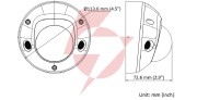 Kamera ip hikvision ds-2cd2586g2-is 2.8mm c pl