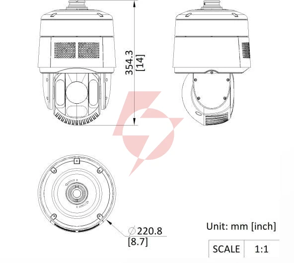 Kamera ip hikvision ds-2de7a432iwg-eb/sl