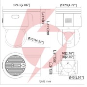 Kamera ip hikvision ds-2de3a400bw-de f1 t5 pl