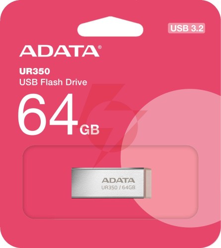 Adata pendrive ur350 64gb usb3.2 gen1 metal brązowy
