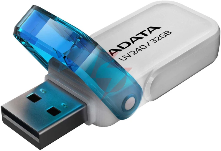 Adata pendrive uv240 32gb usb 2.0 biały