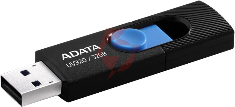 Adata pendrive uv320 32gb usb 3.2 gen1 czarno-niebieski