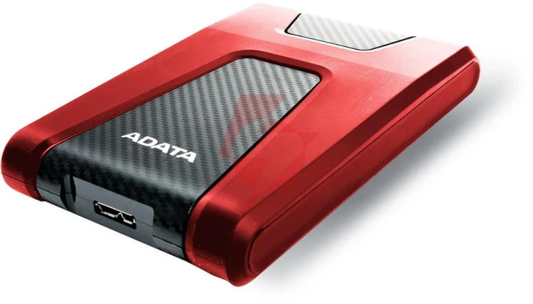 Adata dashdrive durable hd650 1tb 2.5'' usb3.0 czerwony