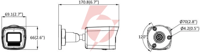 Kamera ip hikvision ds-2cd1061g2-liu 2.8mm pl