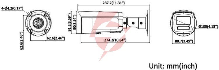Kamera ip hikvision ds-2cd2t43g2-lizs2uy/sl(2.8/4mm)