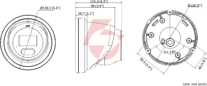 Kamera ip hikvision ds-2cd2346g3-iz2uy(2.8/4mm)