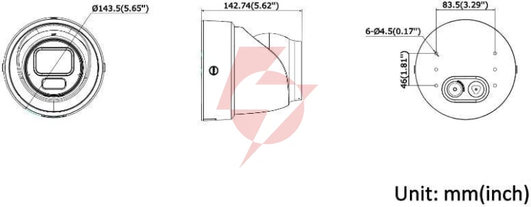 Kamera ip hikvision ds-2cd2h86g2h-izsy(2.8-12mm)efblack