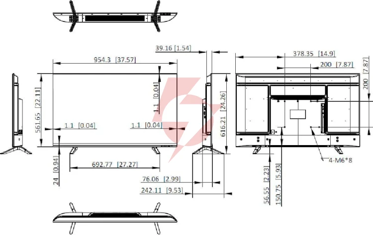 Monitor hikvision ds-d5043f3-1v0s