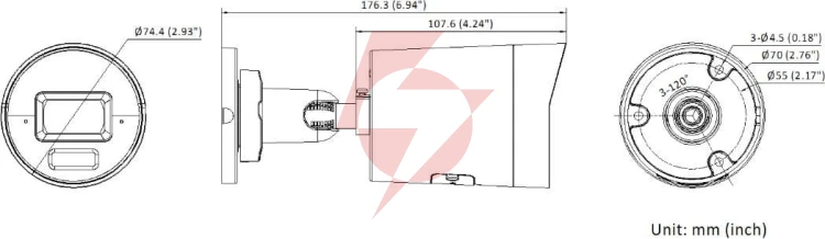 Kamera ip hikvision ds-2cd2047g3-li2uy/srb(2.8mm)