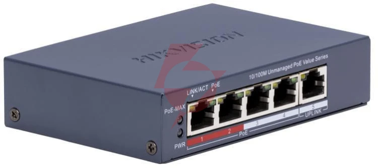 Switch hikvision ds-3e0105p-e/m(c)