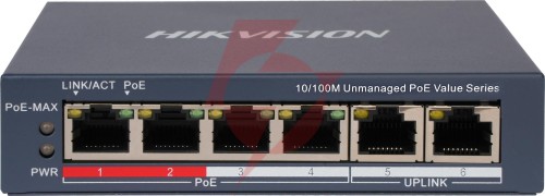 Switch hikvision ds-3e0106p-e/m(b)