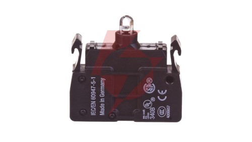 Oprawka z LED czerwona 230V AC M22-CLED230-R 216576