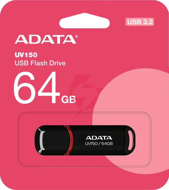 Adata pendrive uv150 64gb usb3.2 czarny