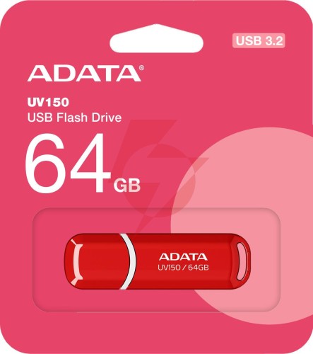 Adata pendrive uv150 64gb usb3.2 czerwony