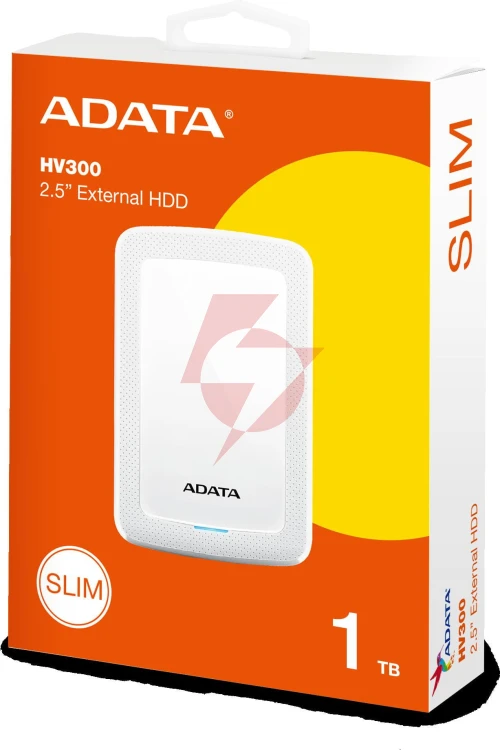 Dysk zewnętrzny adata dashdrive hv300 1tb 2.5 usb3.1 biały