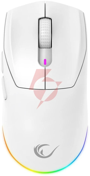Mysz bezprzewodowa rampage prote m5 24000 dpi rgb led 1k hz biała