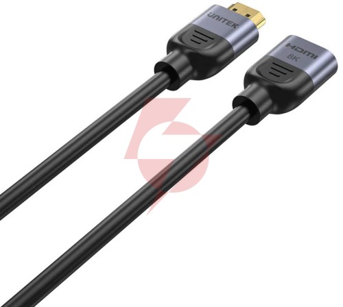 Adapter unitek przedłużacz hdmi (m) - hdmi (f) 2.1, 8k 0,5m