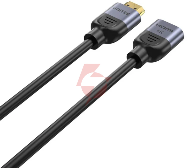 Adapter unitek przedłużacz hdmi (m) - hdmi (f) 2.1, 8k 0,5m
