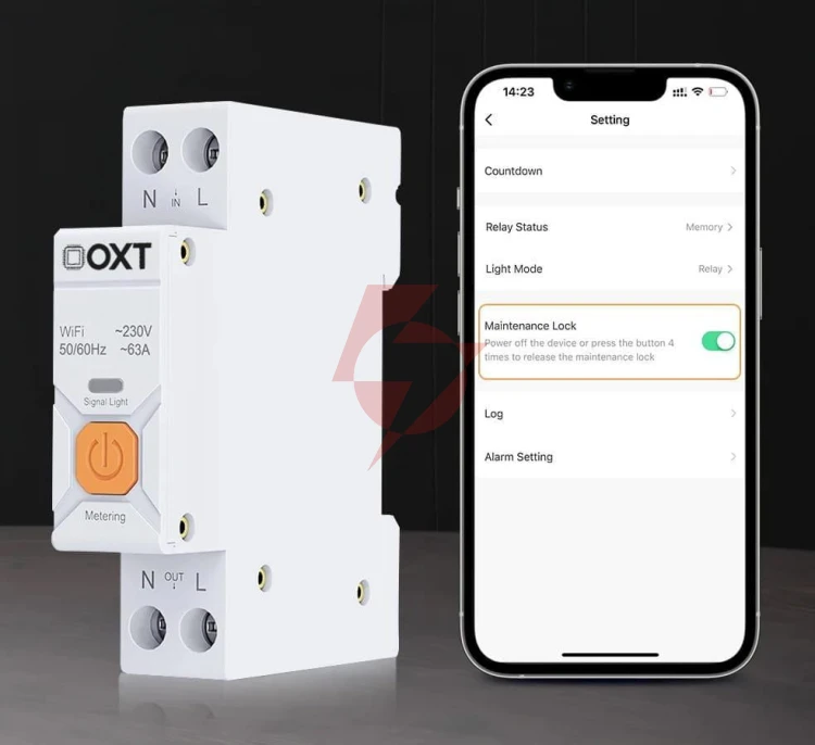 Inteligentny sterownik oxt | 63a | licznik | wifi | tuya t335