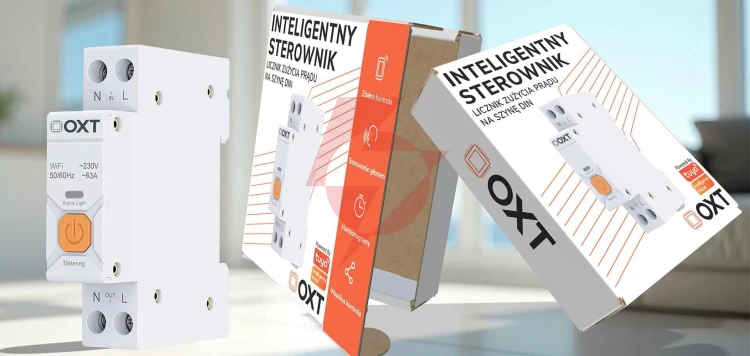 Inteligentny sterownik oxt | 63a | licznik | wifi | tuya t335