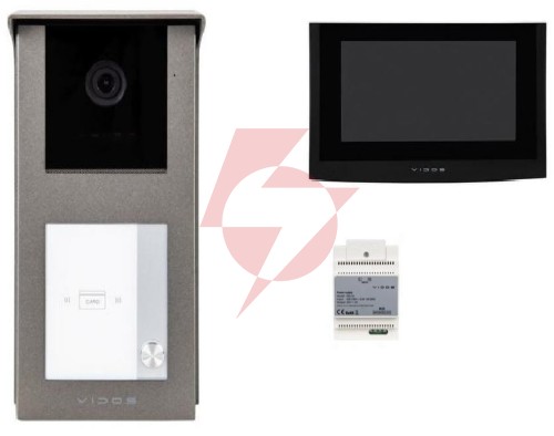 Wideodomofon vidos 2ip s201-1/m200b
