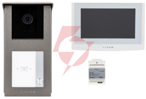 Wideodomofon vidos 2ip s201-1/m200w-x