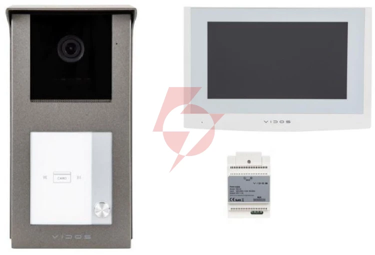 Wideodomofon vidos 2ip s201-1/m200w-x