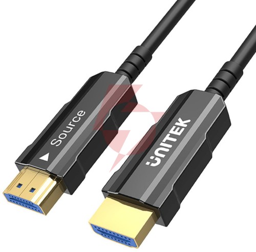 Unitek kabel optyczny hdmi 2.0 aoc 4k 60hz 15 m